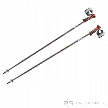 BS LEKI 3D AIRFOIL STICKS melni/sarkani 125 (N/A)