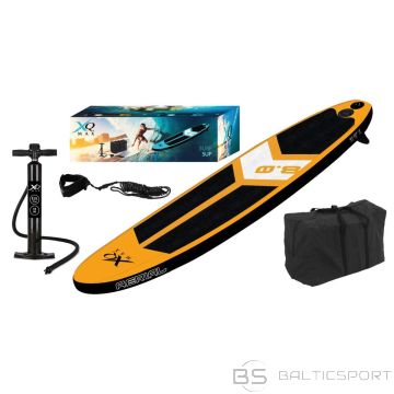 Xqmax SET - SUP BOARD 90KG INFLATABLE SURF 245x57x10CM ORANGE