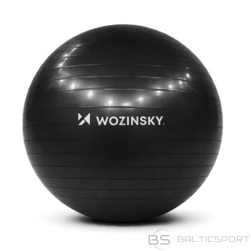 BS Wozinsky WGB65BB Gymnastic Exercise Ball 65 cm - Black (N/A)