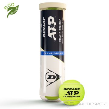 Tennis balls DUNLOP ATP CHAMPIONSHIP Entry 4-tube ITF
