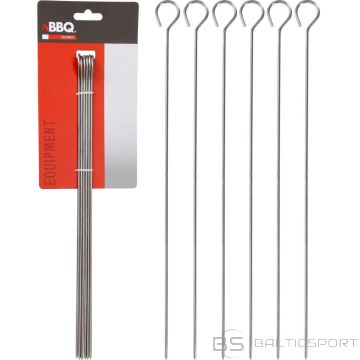 Bbq Line шампур для шампуров, длина 6 шт. НЕРЖАВЕЮЩАЯ СТАЛЬ 35,5 СМ