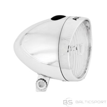 Velosipēda lukturis AXA Classic Battery, sudraba