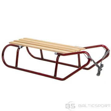 Enero METAL Sleigh Sleigh, 2-person, burgundy