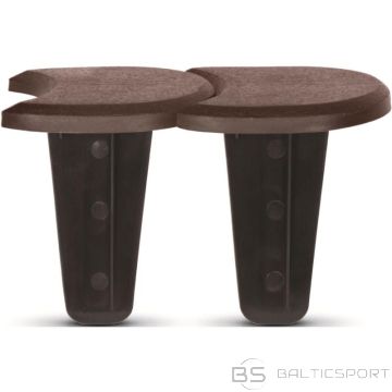 BS Dārza palisādes mala, plakana, dubulta kuba forma, 3,8 m, brūna (nav pieejama)