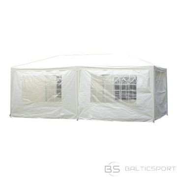 Dārza nojume 3x6m, balta