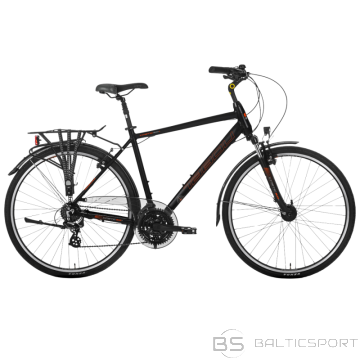 Vīriešu velosipēds TABOU Kinetic 2.0 PLUS, 28'' melni oranžs (L)