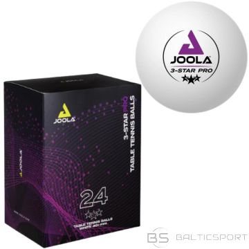 Joola Набор из 24 белых мячей для настольного тенниса PRO 3 STAR.