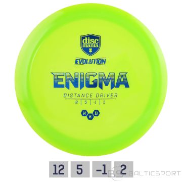 Discgolf DISCMANIA Distance Driver NEO ENIGMA Evolution Green 12/5/-1/2