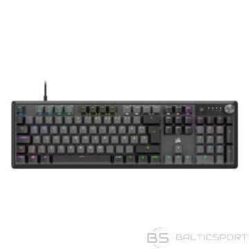 Corsair K70 CORE RGB spēļu tastatūra USB QWERTY vācu pelēka (nav pieejama)