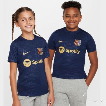 Nike FC Barcelona 2024/25 Pre-Match Jr Jersey FQ0011-411 / XS (122-128) / navy blue