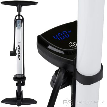 Dunlop WORKSHOP-BICYCLE PUMP 174Psi (12Bar) WITH ELECTRONIC MANOMETER