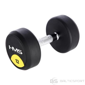 Gumijas hantele /HMS HG PRO 12 KG GUMIJAS HANTELES