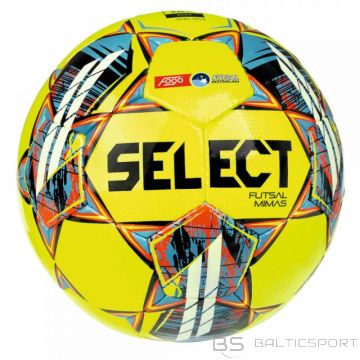 Select Мяч для мини-футбола Mimas FOGO Ekstraklasa FIFA Basic желтый (Футзал)