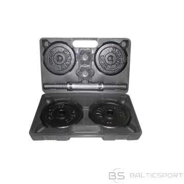 TOORX VAL-10DGN Cast iron weight dumbbells set with case 1,5-10 kg