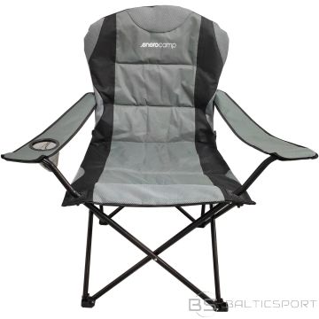 Enero Camp LUX SALOKAMAIS KRĒSLS 60X60X105CM PELĒKI-MELNS