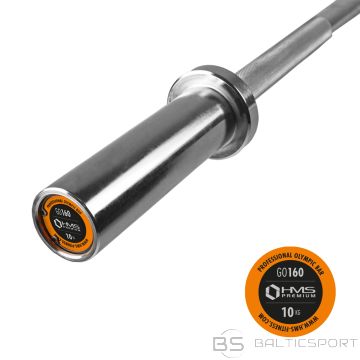 Olimpiskā stieņa GO160 HMS 160 cm ar fiksējošām atslēgām