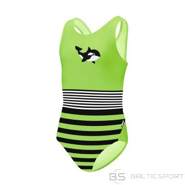 Swimsuit for girls BECO UV SEALIFE 810 80 152 green/black