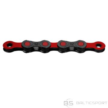 KMC Ķēdes DLC 12 126 melns sarkans kastes vasks (N/A)