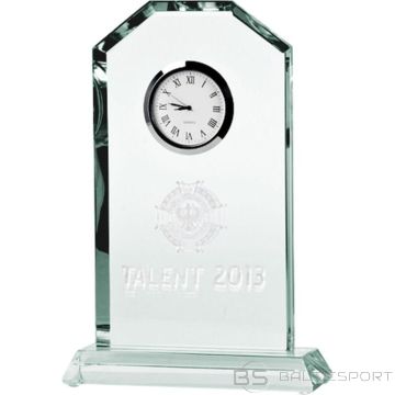 BS 3D engraved glass trophy with case (-)