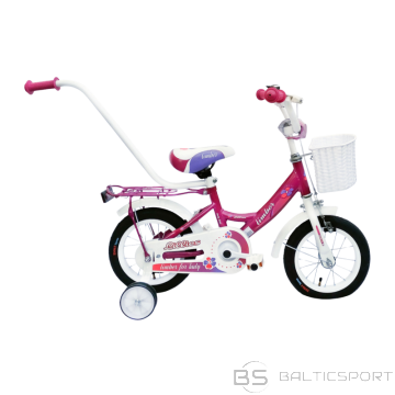 Bērnu velosipēds ROMET Limber Girl 12, rozā-balts