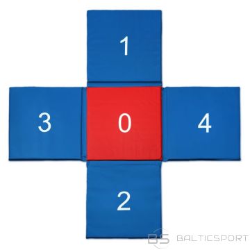 SMJ CROSS paklājiņš 150x150x2 cm salokāms sporta MC-02 (nav pieejams)