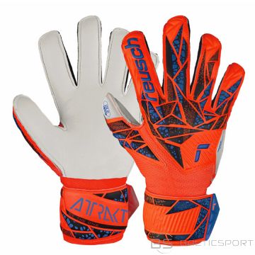 Rękawice Reusch Attrakt Solid Finger Support Junior 54 72 510 2210 / pomarańczowy / 7,5
