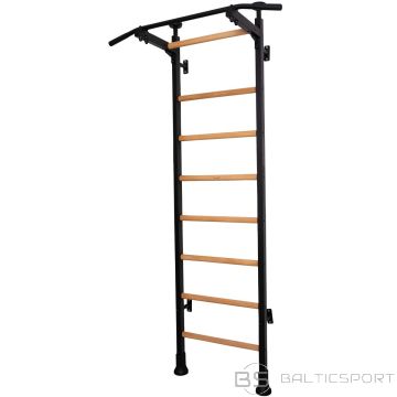 Benchk WOODEN AND METAL GYMNASTIC LADDER WITH A METAL BAR IN OAK COLOR 511