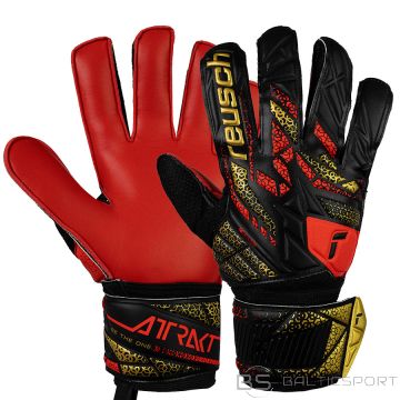 Rękawice Reusch Attrakt Solid 55 55 70 515 7075 / czarny / 7,5