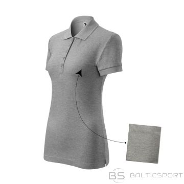 Malfini Cotton polo shirt W MLI-21312 dark gray melange (XS)