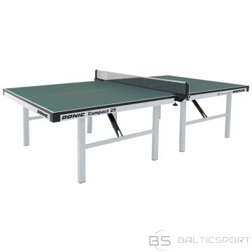 Tennis table indoor 25mm DONIC Compact 25 ITTF Green