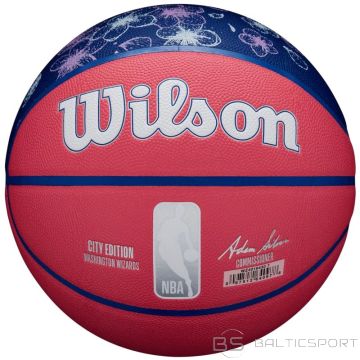 Wilson NBA komandas pilsētas savācējs Vašingtonas Wizards Ball WZ4016430ID basketbols (7)