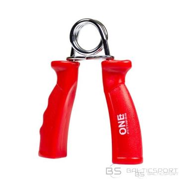 Plaukstas eespanderi ar plastmasas rokturiem 2 gab. komplekts One Fitness Hand Grip 