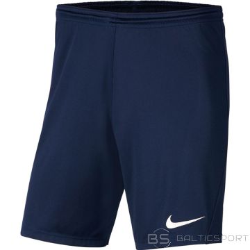 Nike Y Park III Boys BV6865 410 šorti / Jūras zila / XS (122-128cm)