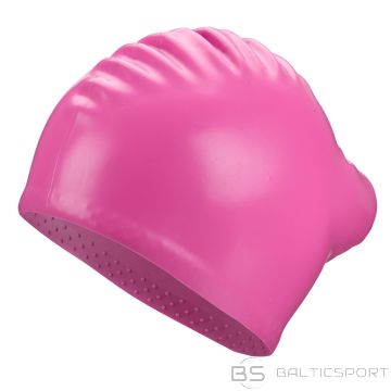 Swimming cap silicone BECO 7530 4 pink long hair