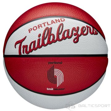 Basketbola bumba /Wilson Team Retro Portlendas Trail Blazers mini bumba WTB3200XBPOR (3)