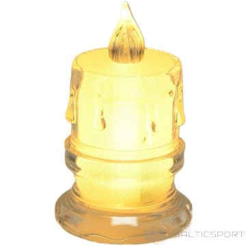 Christmas Gifts DEKORATĪVĀ SVECE 5x8CM DEKORĒTA ar LED