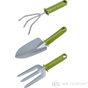 Kinzo 3 daļu dārza instrumentu komplekts ar plastmasas rokturi (nav pieejams)