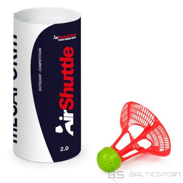 Badmintona volāni āra apstākļiem Badminton AIr shuttle 2.0, 3 gab/ iepakojums