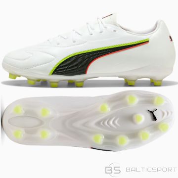 Puma KING 20 MATCH FG/AG 108465-01 / balti / 44. izmēra apavi