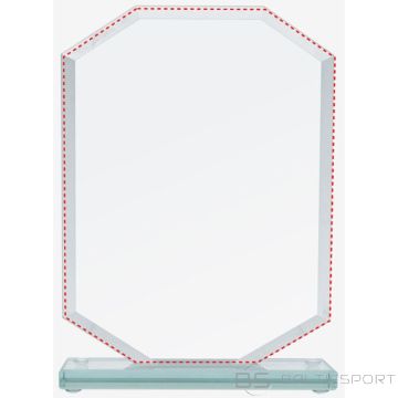 BS Stikla trofeja ar salauztu pamatni (nav pieejama)