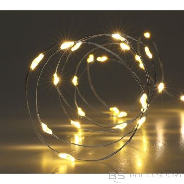 Christmas Decoration AR BATERIJAS DARBINĀTĀS STANDU LAMPAS GIRLANDA 40 LED WARM WHITE