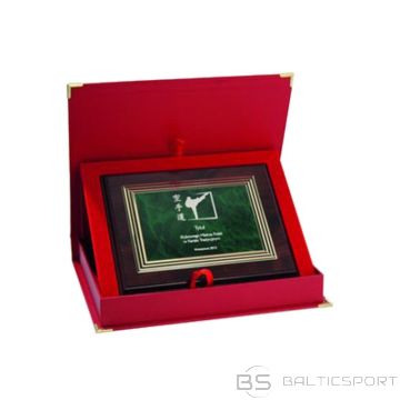 BS Plastmasas diploms ar gravējumu uz zelta plāksnes + VĀCIŅŠ (N/A)