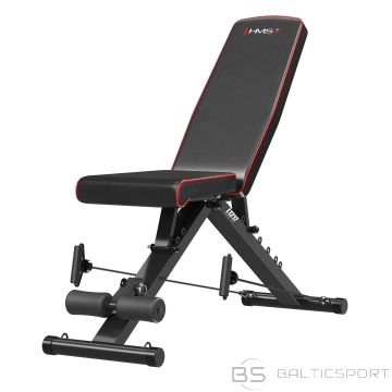 L1217 Foldable Adjustable Exercise Bench with Ropes HMS