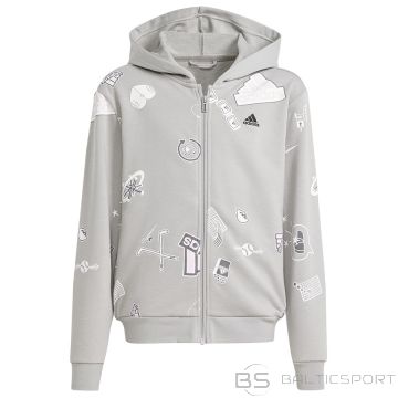 Bluza adidas BLUV Zip Hoodie IS3755 / szary / 152 cm