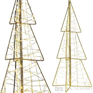 Edelman Dekoratīva egle 150 LED šampanietis 60 cm LUCA
