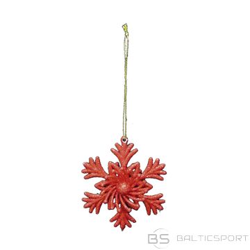 Eglīšu rotājums 10cm, sarkans, 3 veidi