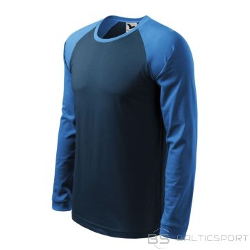 T-shirt Malfini Street LS M MLI-13002 navy blue (M)