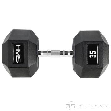 Gumijas hantele /HMS HEX PRO 35 KG hanteles