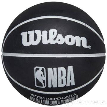 Wilson NBA Dribbler Miami Heat Mini Ball WTB1100PDQMIA basketbols (viens izmērs)
