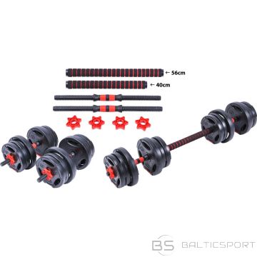 Detal saliekams KOMPOZĪTA hanteles stienis 20KG PURE 2 IMPROVE